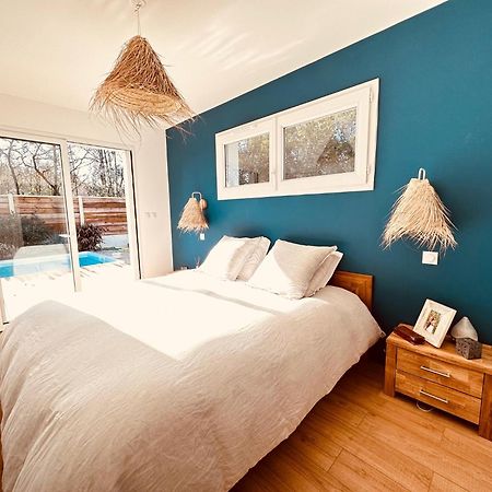 Bed and Breakfast Chez Karine & Eric Le Teich Exterior foto