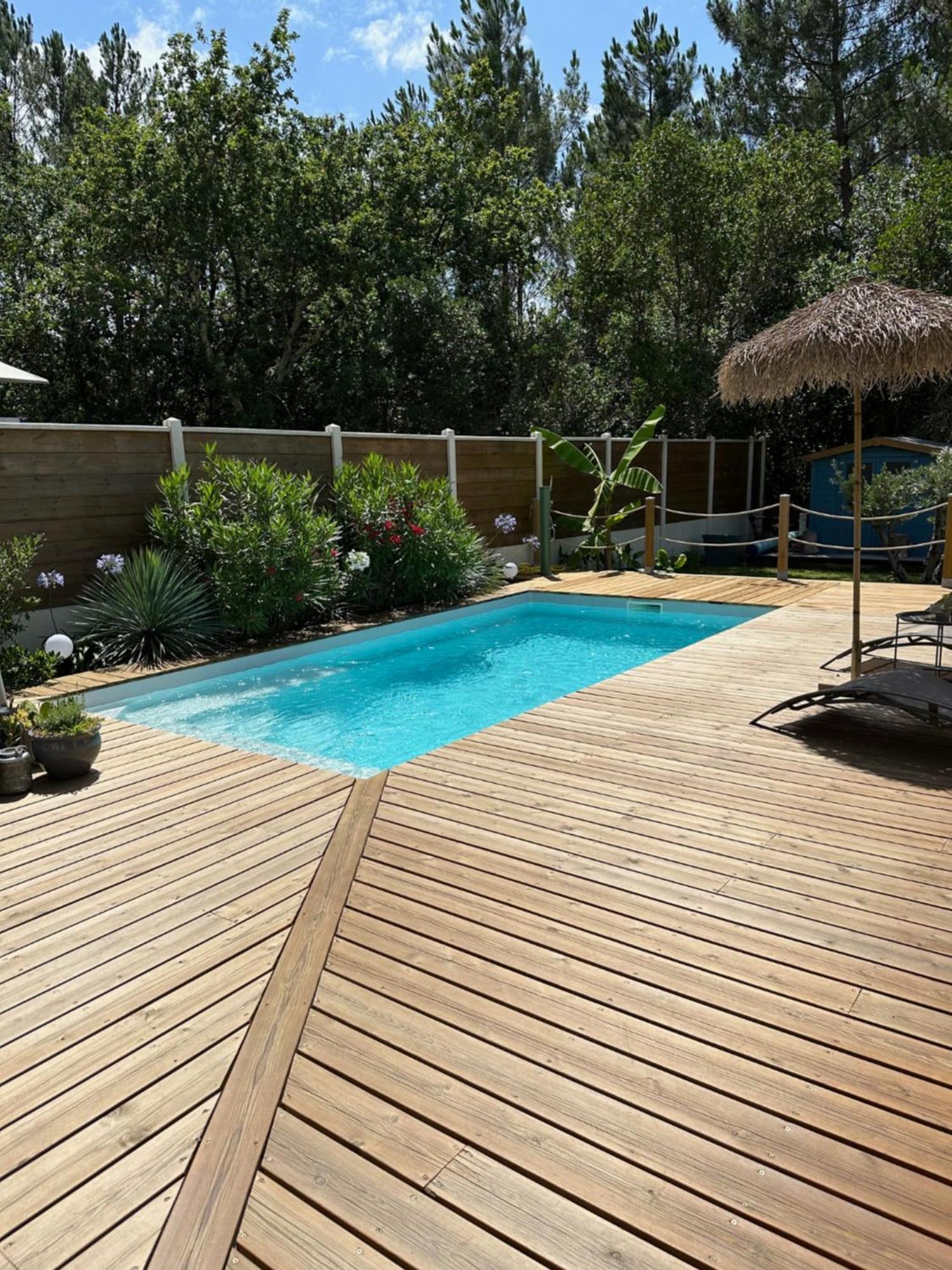 Bed and Breakfast Chez Karine & Eric Le Teich Exterior foto